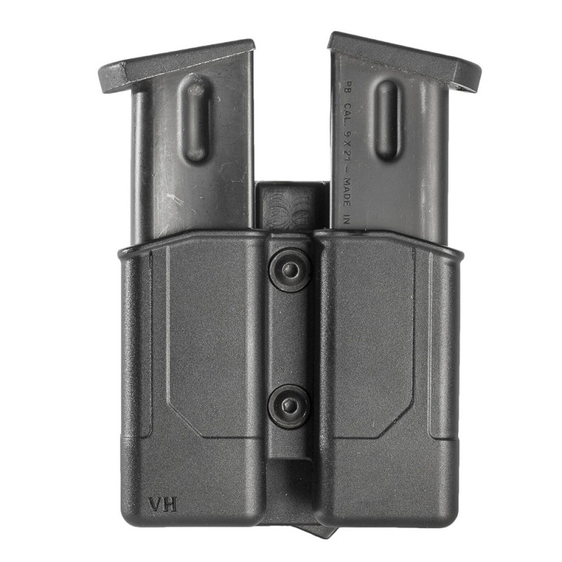 Porte-chargeur double 8DMH03 Noir – M.O.L.L.E. & ceinture 50–60 mm | PROS-F.A.S