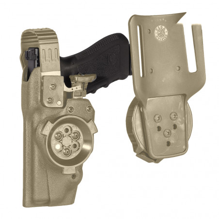 Système de connexion rapide et rotatif 8K33 – Tan | Vega Holster
