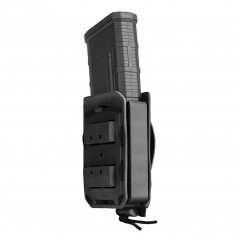 Porte-chargeur simple Bungy 8BL07 noir pour .308/7.62 mm – maintien rapide