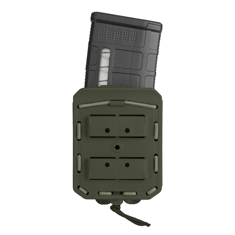 Porte-chargeur double Bungy 8BL08 vert olive pour .308/7.62 mm – maintien rapide