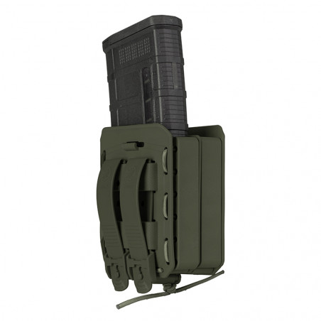 Porte-chargeur double Bungy 8BL08 vert olive pour .308/7.62 mm