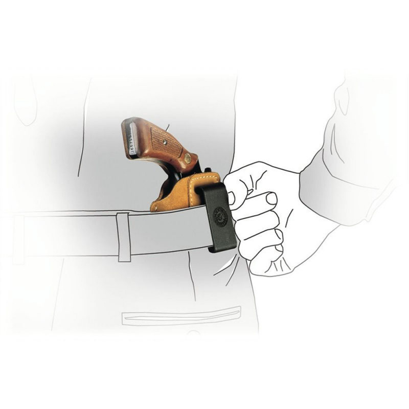 Holster IWB ambidextre IA325 en cuir souple tan Holster IWB ambidextre IA325 en cuir souple tan