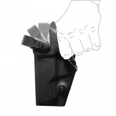 Holster gaucher Vegatek Short VKS800 vert olive – thermoplastique rigide pour PAMAS / MAS-G1 Holster gaucher Vegatek Short VKS800 vert olive – thermoplastique rigide pour PAMAS / MAS-G1
