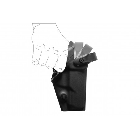 Holster droitier Vegatek Duty VKD800 noir pour Beretta 92/98 - PAMAS / MAS-G1