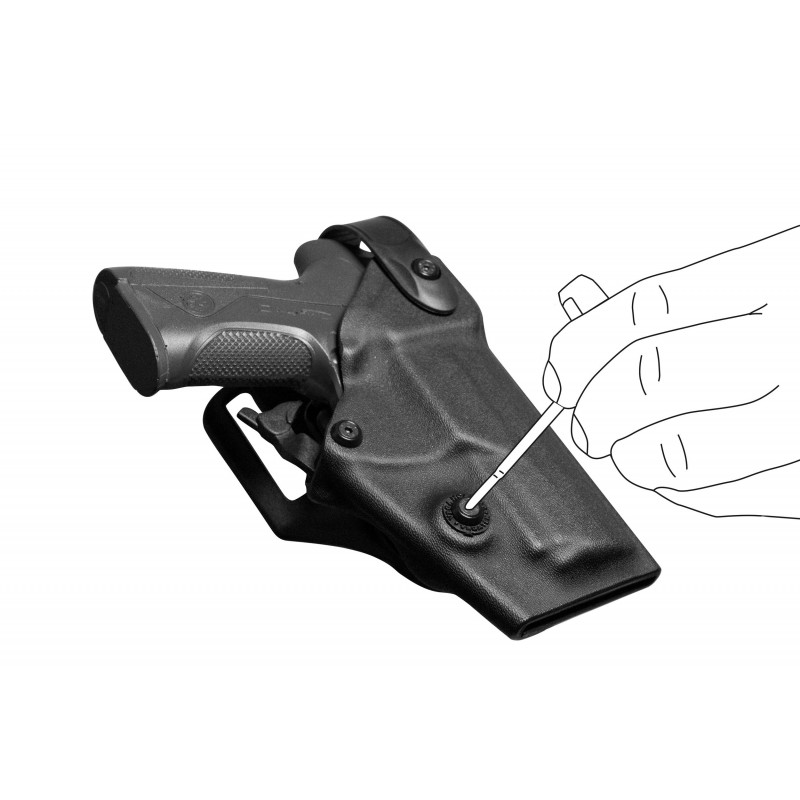 Holster droitier Vegatek Duty VKD800 noir pour Beretta 92/98 - PAMAS / MAS-G1 Holster droitier Vegatek Duty VKD800 noir pour Beretta 92/98 - PAMAS / MAS-G1