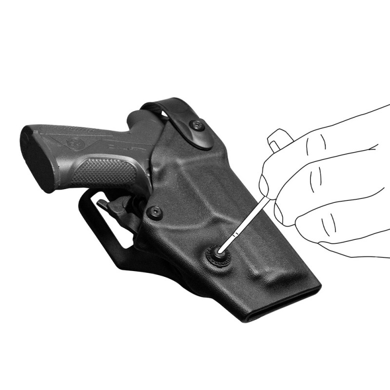 Holster gaucher Vegatek Duty VKD800 vert olive pour Beretta 92/98 PAMAS / MAS-G1 Holster gaucher Vegatek Duty VKD800 vert olive pour Beretta 92/98 PAMAS / MAS-G1