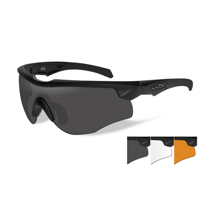 Lunettes balistiques JAKL – Noir | Verres Captivate™ fumés | PROS-F.A.S Lunettes balistiques JAKL – Noir | Verres Captivate™ fumés | PROS-F.A.S