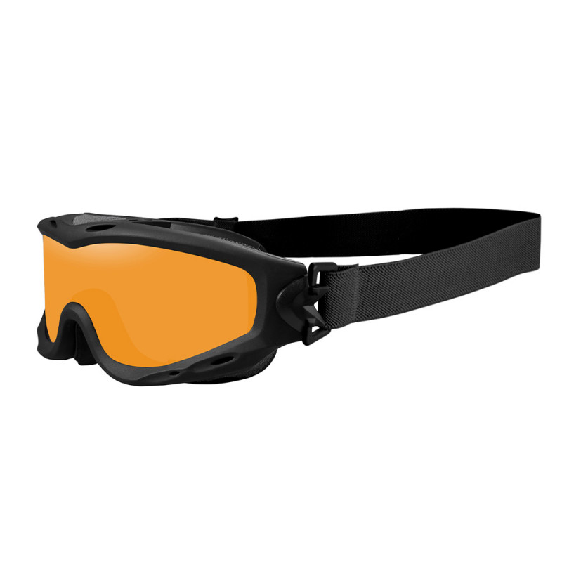 Masque balistique SPEAR Noir – Kit 3 Écrans (Fumé/Incolore/Orange) | Wiley X | PROS-F.A.S