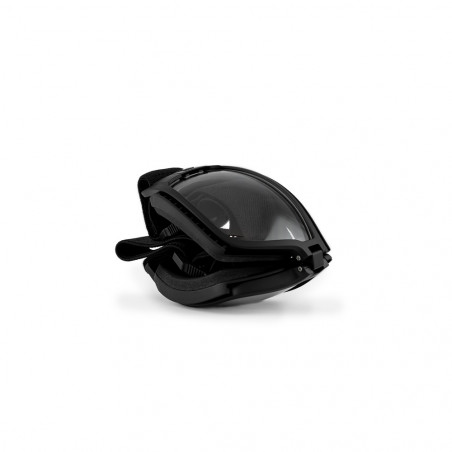 Masque de protection balistique pliable Lynx noir écrans fumé/incolore
