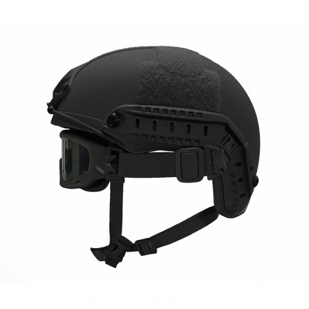 Système de fixation pour casque tactique – masque balistique Spear noir