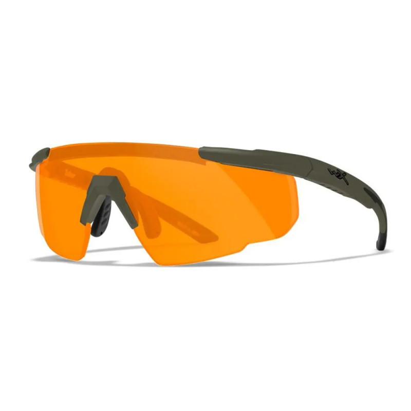 Lunettes de protection balistique Saber Advanced vert olive avec 3 écrans interchangeables Lunettes de protection balistique Saber Advanced vert olive avec 3 écrans interchangeables