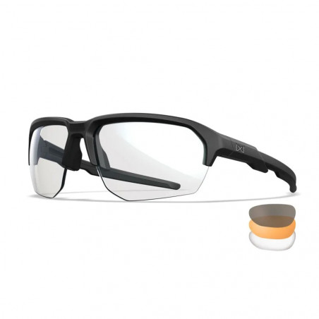 Lunettes balistiques Jakl noir – kit verres fumé / incolore / orange