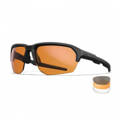 Lunettes de protection balistique Jakl noir — verres fumé / incolore / orange (kit multi-écran) Lunettes de protection balistique Jakl noir — verres fumé / incolore / orange (kit multi-écran)
