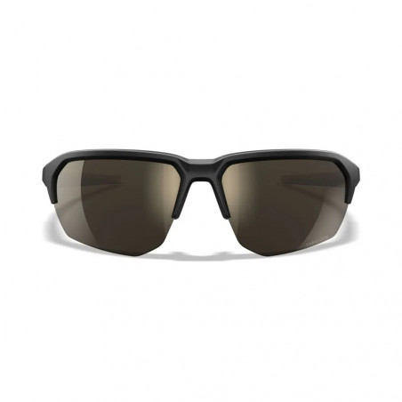 Lunettes de protection balistique Jakl noir / tan — verres Captivate™ Tungsten Mirror