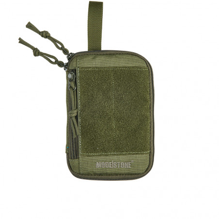 Pochette tactique pour carnet tout-temps 96×148 mm – robuste vert olive