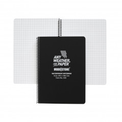 Mini carnet tout-temps 28 pages – imperméable, compact vert olive