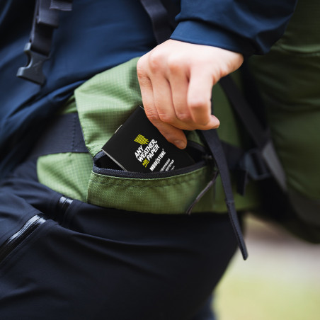 Mini carnet tout-temps 28 pages – imperméable et compact, noir