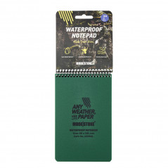 Carnet tout-temps militaire vert olive 96 × 148 mm – robuste & imperméable
