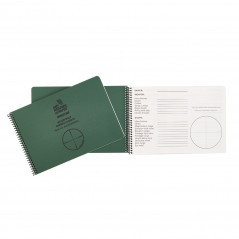 Carnet de bord tout temps spécial sniper 148 × 210 mm vert olive
