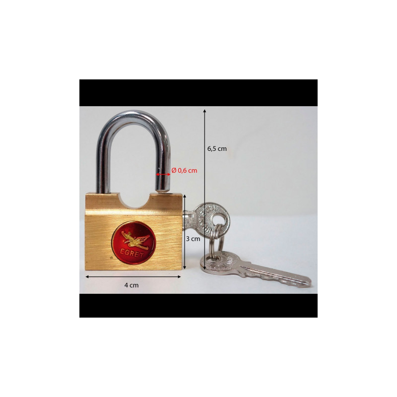 Cadenas laiton 40 mm – Sécurité renforcée – Corps massif & anse acier Cadenas laiton 40 mm – Sécurité renforcée – Corps massif & anse acier