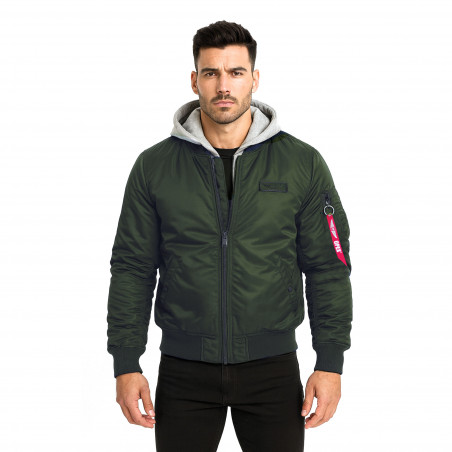 Blouson aviateur Bomber Airforce marine – confortable & stylé