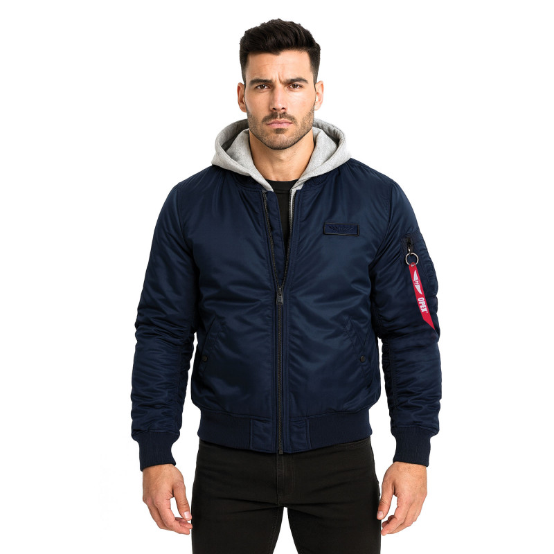 Blouson aviateur Bomber Airforce marine – confortable & stylé
