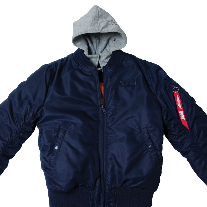Blouson aviateur Bomber Airforce marine – confortable & stylé