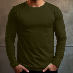 T‑shirt laine Mérinos 160 g manches longues
