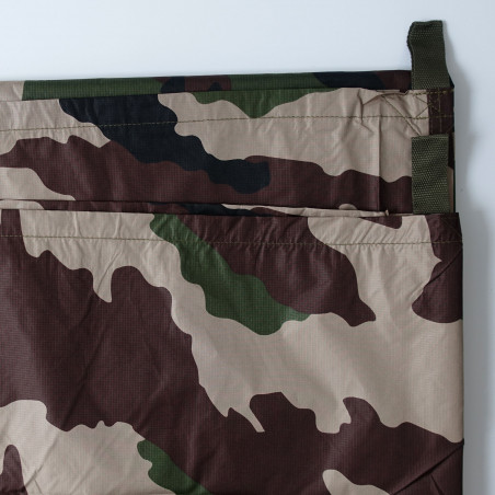 Bâche Militaire Camouflage Étanche 3x3 mètres – Polyester Ripstop 210T