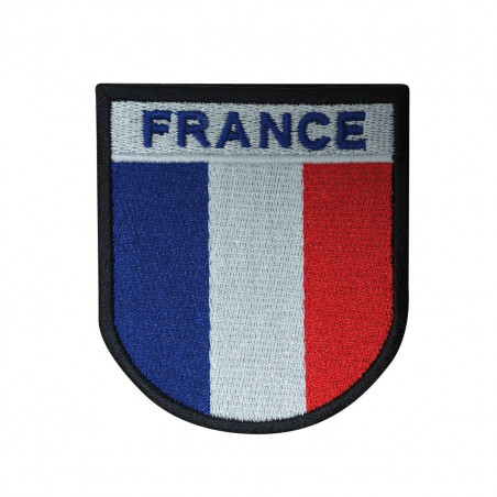 Écusson Brodé France | Velcro | Contour Noir | PROS-FAS