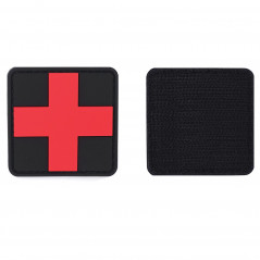 Écusson Croix-Rouge Médicale 5×5 cm – Velcro Auto-agrippant | Pros-FAS