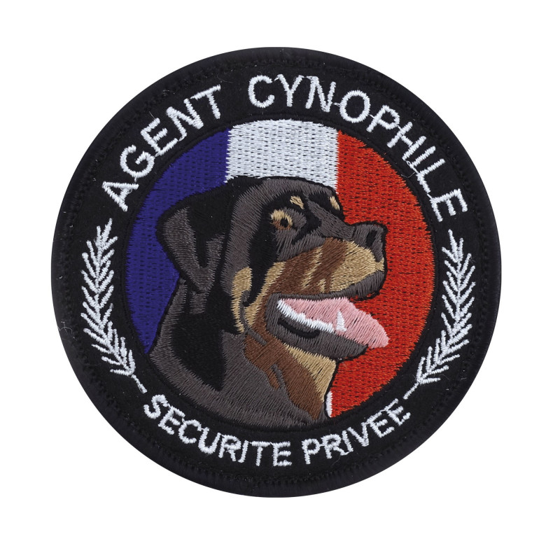 Écusson rond brodé « Sécurité » – patch velcro diamètre 9 cm Écusson rond brodé « Sécurité » – patch velcro diamètre 9 cm