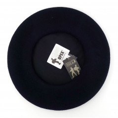 Beret alpin bleu marine 100% laine
