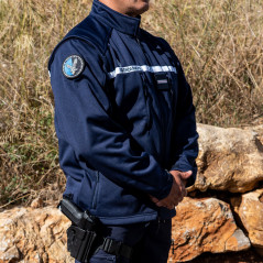 Blouson Softshell Gendarmerie 2 en 1 – Manches amovibles Blouson Softshell Gendarmerie 2 en 1 – Manches amovibles