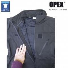 Blouson Softshell noir 3 couches