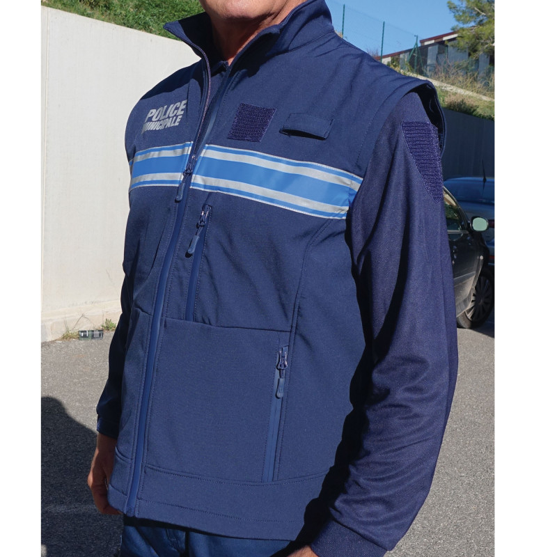 Blouson Softshell Police Municipale 2 en 1 Manches Amovibles – Vêtement intervention Blouson Softshell Police Municipale 2 en 1 Manches Amovibles – Vêtement intervention