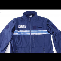 Blouson Softshell Police Municipale 2 en 1 Manches Amovibles Blouson Softshell Police Municipale 2 en 1 Manches Amovibles