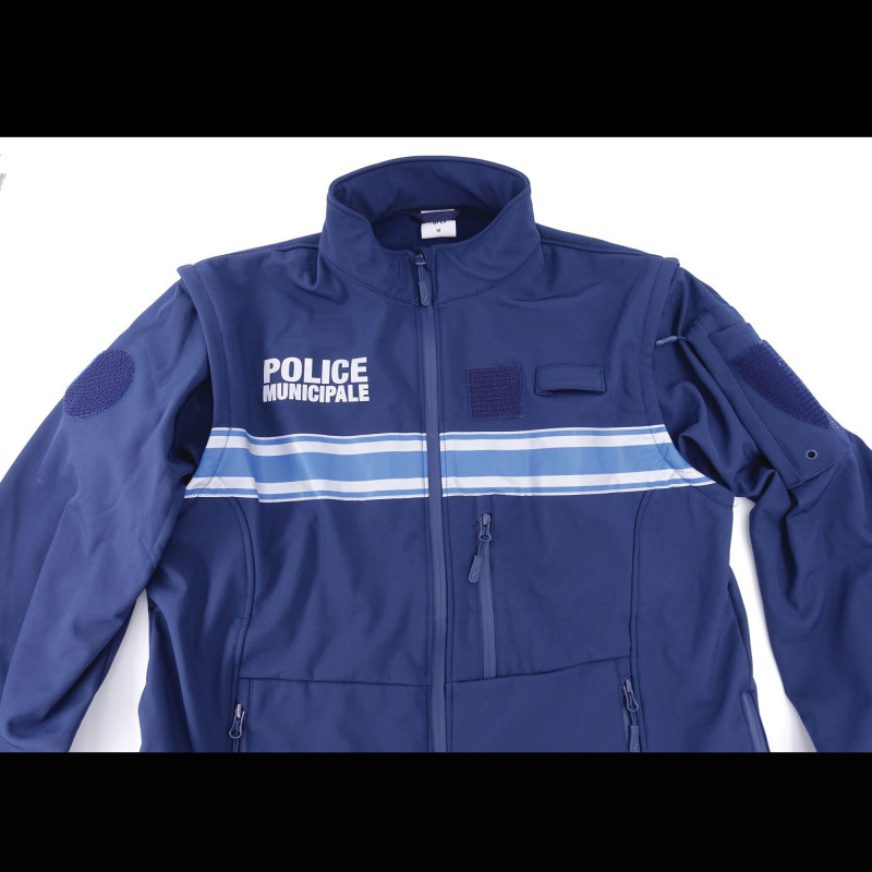 Blouson Softshell Police Municipale 2 en 1 Manches Amovibles – Vêtement intervention Blouson Softshell Police Municipale 2 en 1 Manches Amovibles – Vêtement intervention
