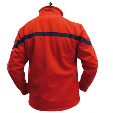 Blouson Sécurité Incendie Softshell 3 couches Dintex – Rouge