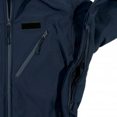 Blouson Softshell 3 Couches Bleu Marine – Version Titan