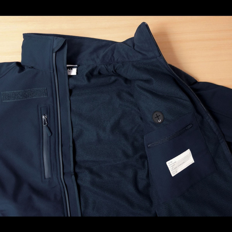 Blouson Softshell 3 Couches Bleu Marine – Titan Version – Tailles S à XXL