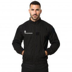 Blouson 4S Gendarmerie noir imprimé blanc intervention officiel