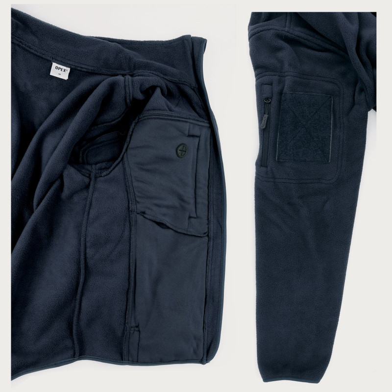 Blouson Polaire Bleu Marine FITTE – Polaire 100 % polyester 390 g/m² Blouson Polaire Bleu Marine FITTE – Polaire 100 % polyester 390 g/m²