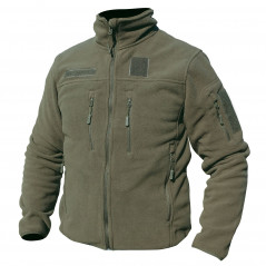 Blouson polaire vert armée fitté – Vêtement professionnel