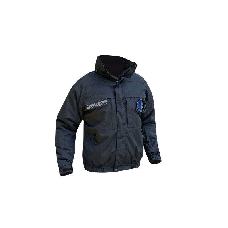 Blouson Intervention SWAT Nylon Déperlant - Flaps Gendarmerie Police Sécurité