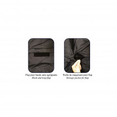 Blouson d'intervention professionnel swat – nylon déperlant avec flaps d’identification