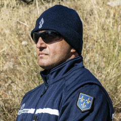 Bonnet Patrol bleu marine maille acrylique doublée Thinsulate