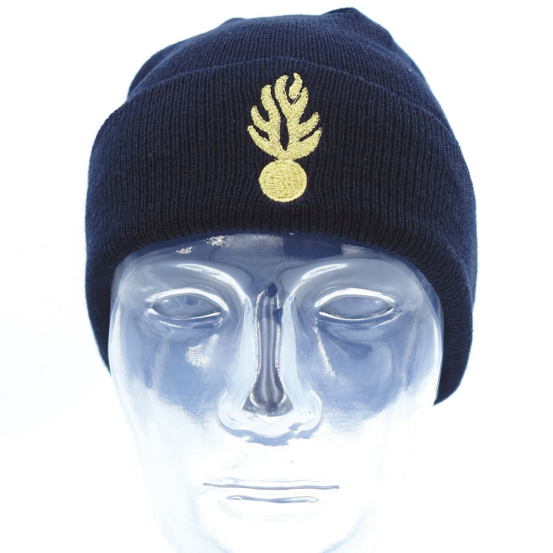 Bonnet Patrol bleu marine maille acrylique Thinsulate – bon maintien chaleur hiver