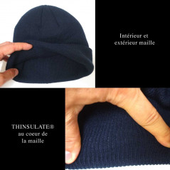 Bonnet brodé « Troupes de Marine » — motif TDM