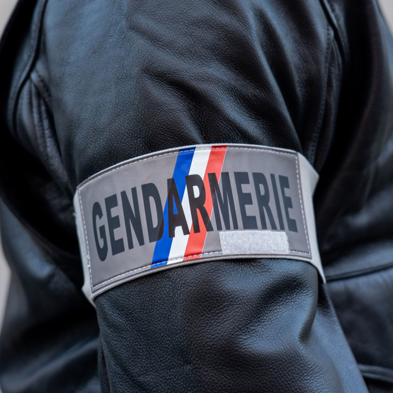 Brassard Gendarmerie rétroréfléchissant Brassard Gendarmerie rétroréfléchissant